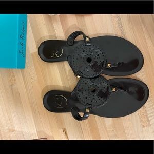 Jack Rogers Jelly Sandals Black Sz. 8